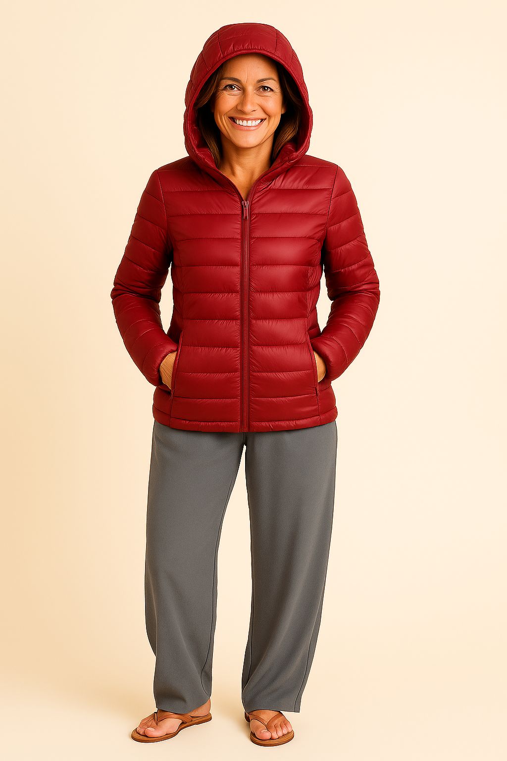 Jennevie™ - Warm Quilted Hooded Jacket