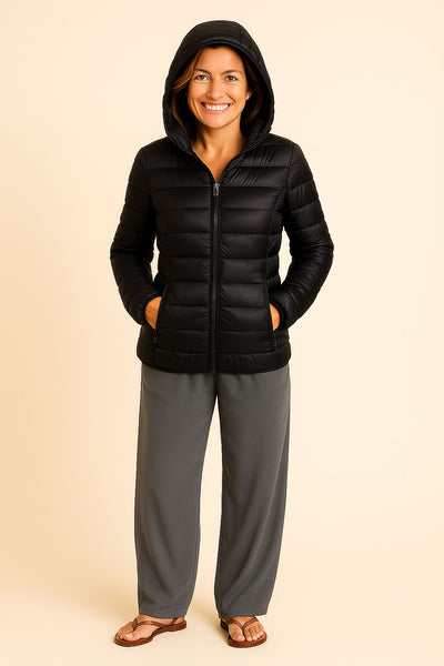 Janina™ - Chic Hooded Jacket