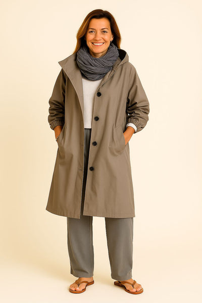 Delara™ - Elegant and water-repellent trench coat