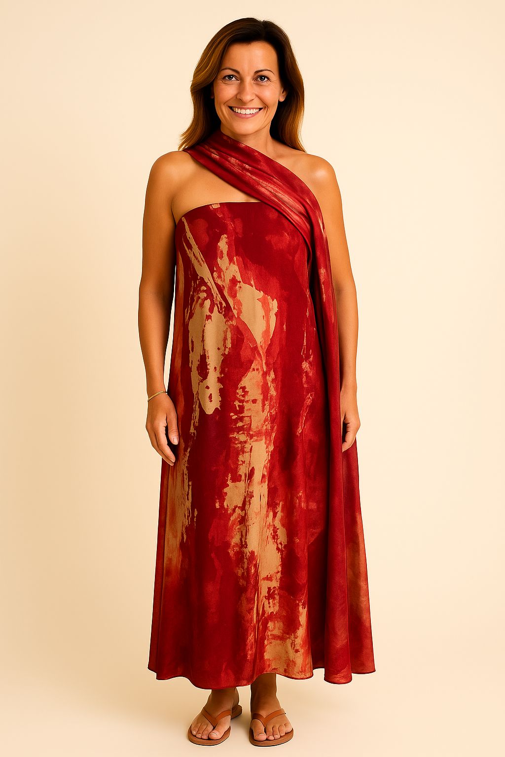 Soreya™ - Draped Flow Dress