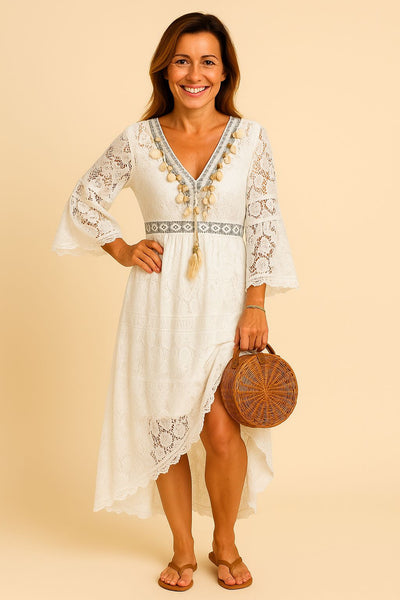 Elisse™ - Boho Lace Dress