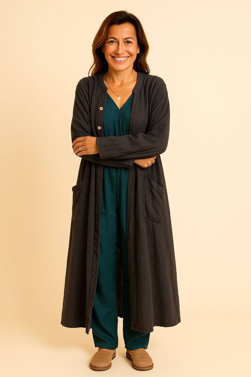 Allena™ - Relaxed Long Cardigan