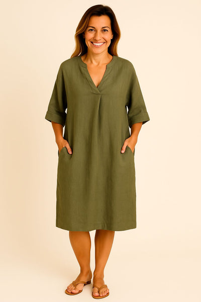 Aeris™ - Effortless V-Neck Dress