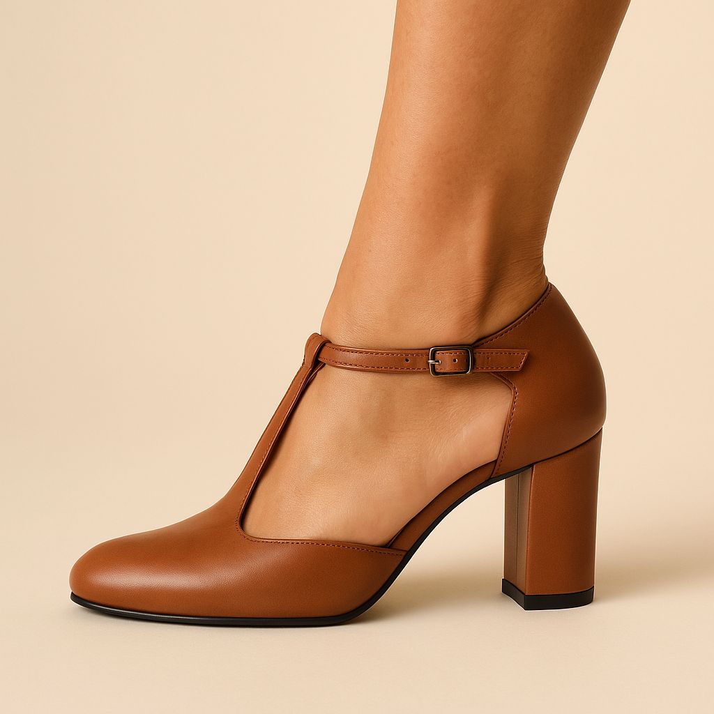 Velmira™ | Retro chunky heels with ankle strap