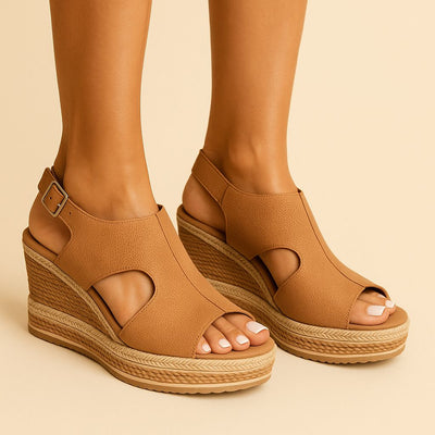 Kelsey™ - Boho Wedge Sandals
