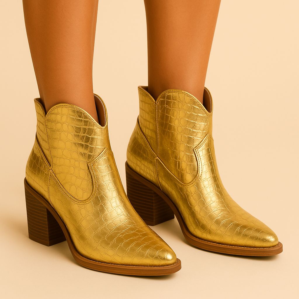 Zina - Shiny Elegant Boots