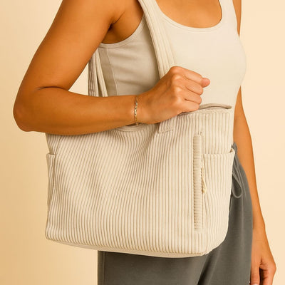 Sienna™ Corduroy Tote Bag