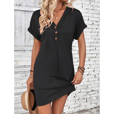 Mariela™ - Button Detail Dress