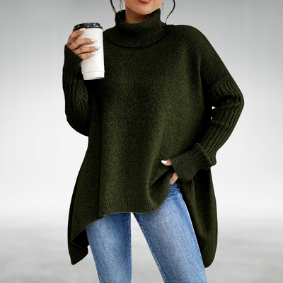DONNA | ELEGANT TURTLENECK JUMPER WITH TUMMY COVERAGE