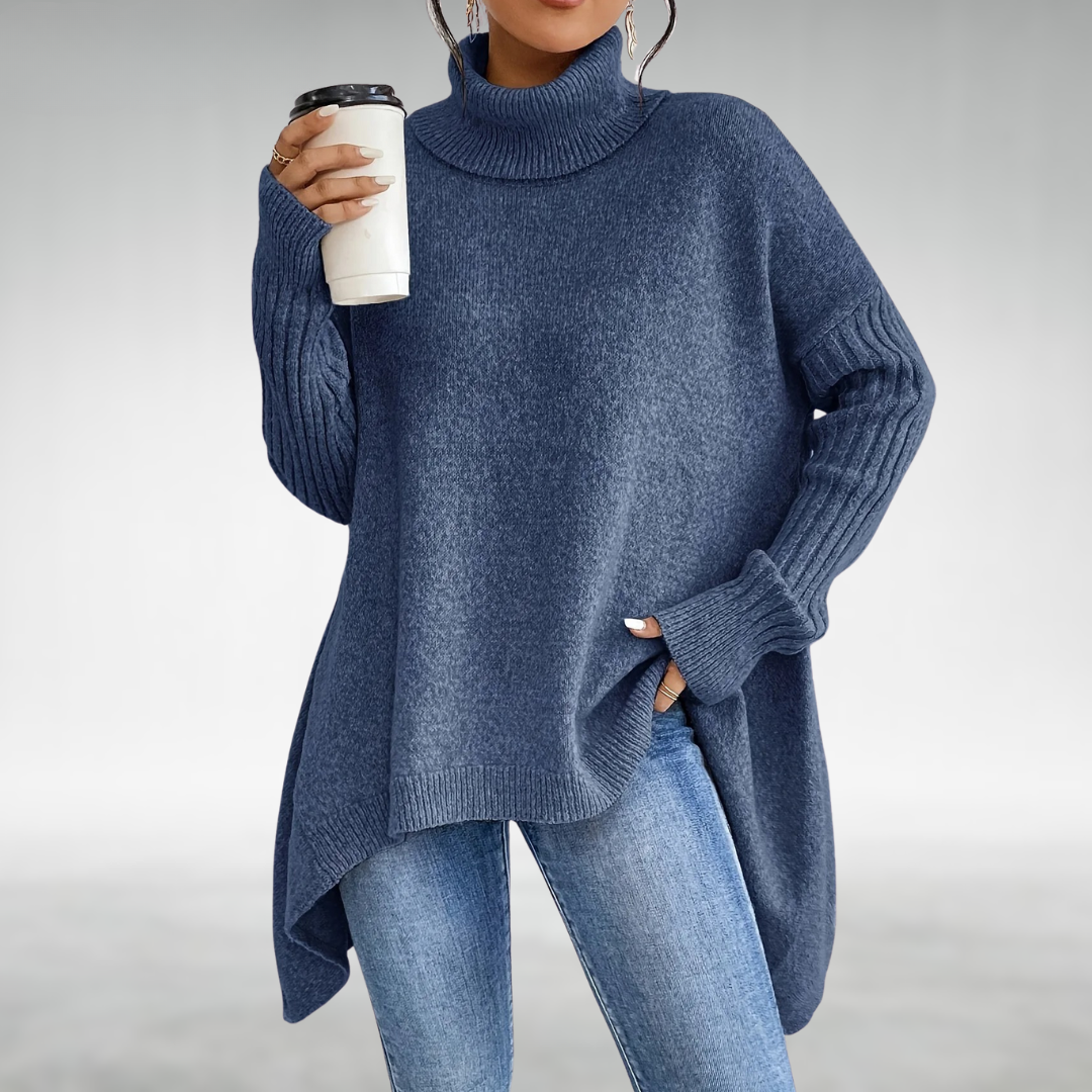 DONNA | ELEGANT TURTLENECK JUMPER WITH TUMMY COVERAGE