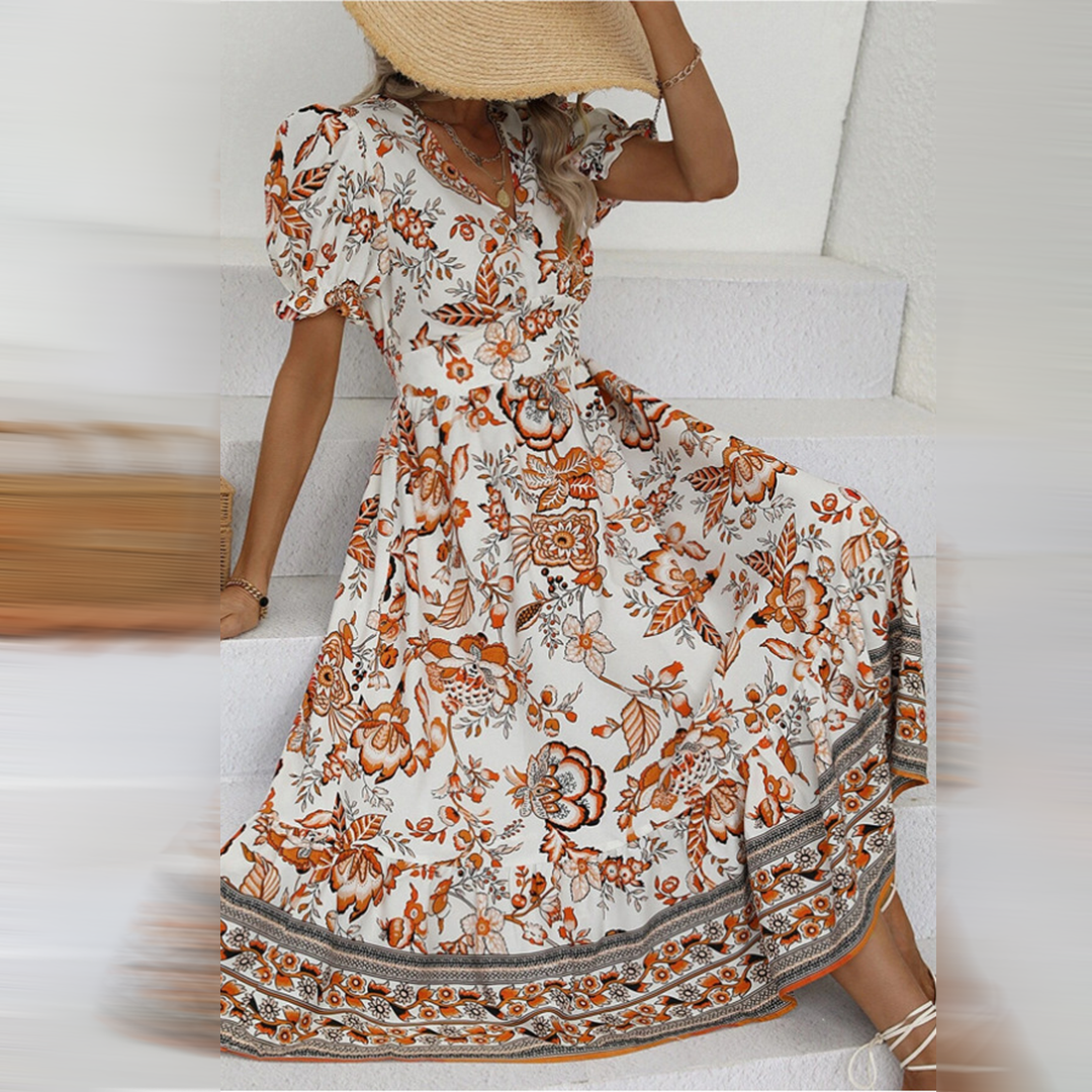 Adella™ - Floral Serenity Dress