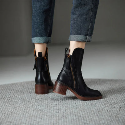 Byron Leather Boots