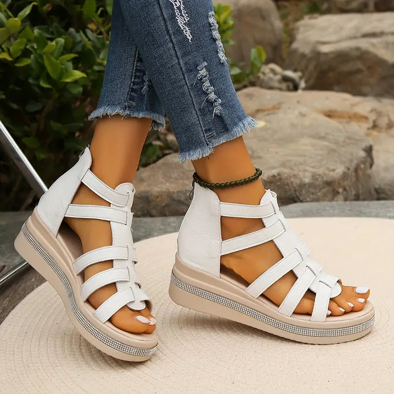 Noora™ - Elegant Wedge Sandals