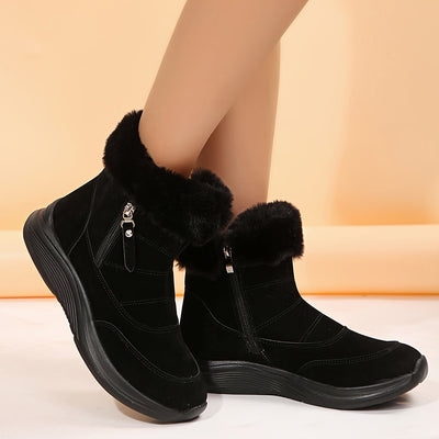 Ultra Warm Faux Suede Winter Boots