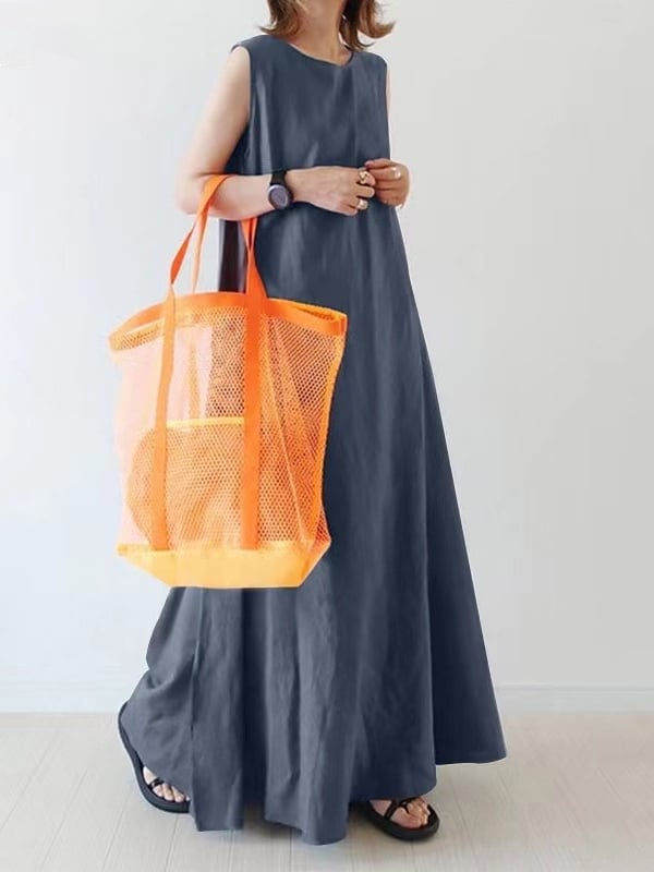 Kaori™ - Sleeveless Flowy Dress