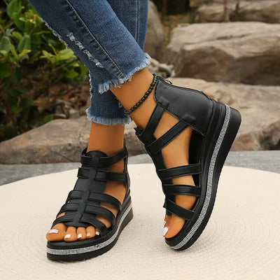 Noora™ - Elegant Wedge Sandals