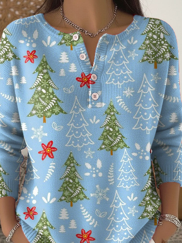 Edith | Christmas Jumper with Buttons