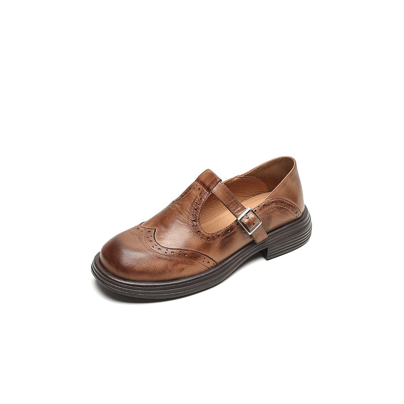 Faye | Elegant Mary Janes made of leather
