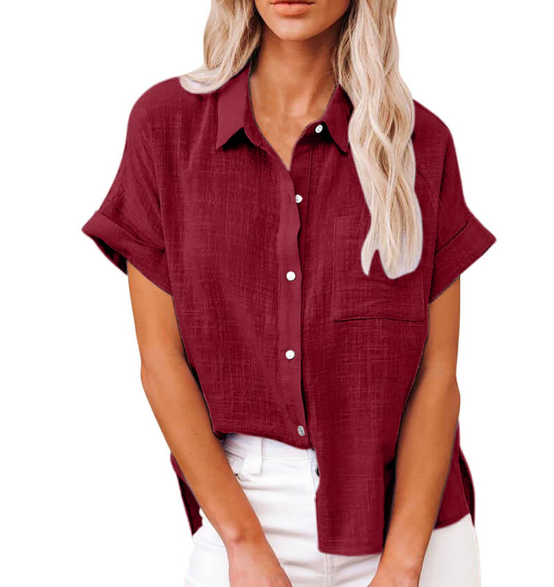 Adelene™ - Timeless Button-Up Blouse