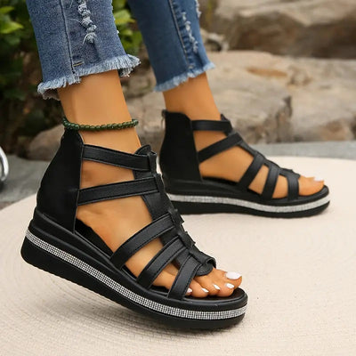 Noora™ - Elegant Wedge Sandals