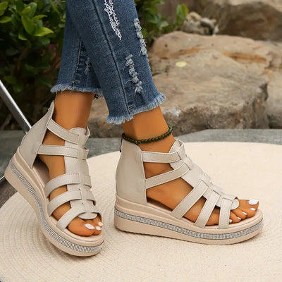Noora™ - Elegant Wedge Sandals