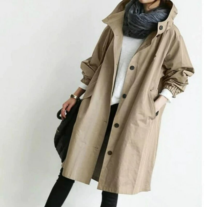 Delara™ - Elegant and water-repellent trench coat