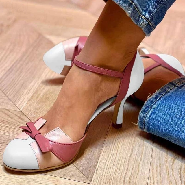 Meca™ - Retro Colorblock Heels