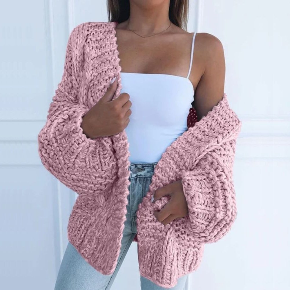 Dania™ – Chunky Knit Relaxed Cardigan
