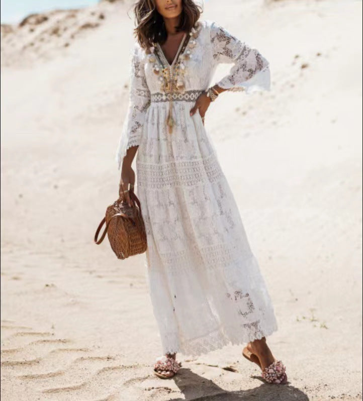Elisse™ - Boho Lace Dress